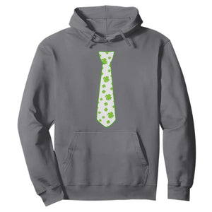 Shamrocks Tie Hoodie Kids St Patricks Day Costume Party Humor TS10 Charcoal Print Your Wear