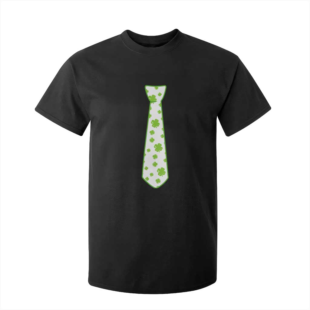 Shamrocks Tie T Shirt For Kid Kids St Patricks Day Costume Party Humor TS10 Black Print Your Wear