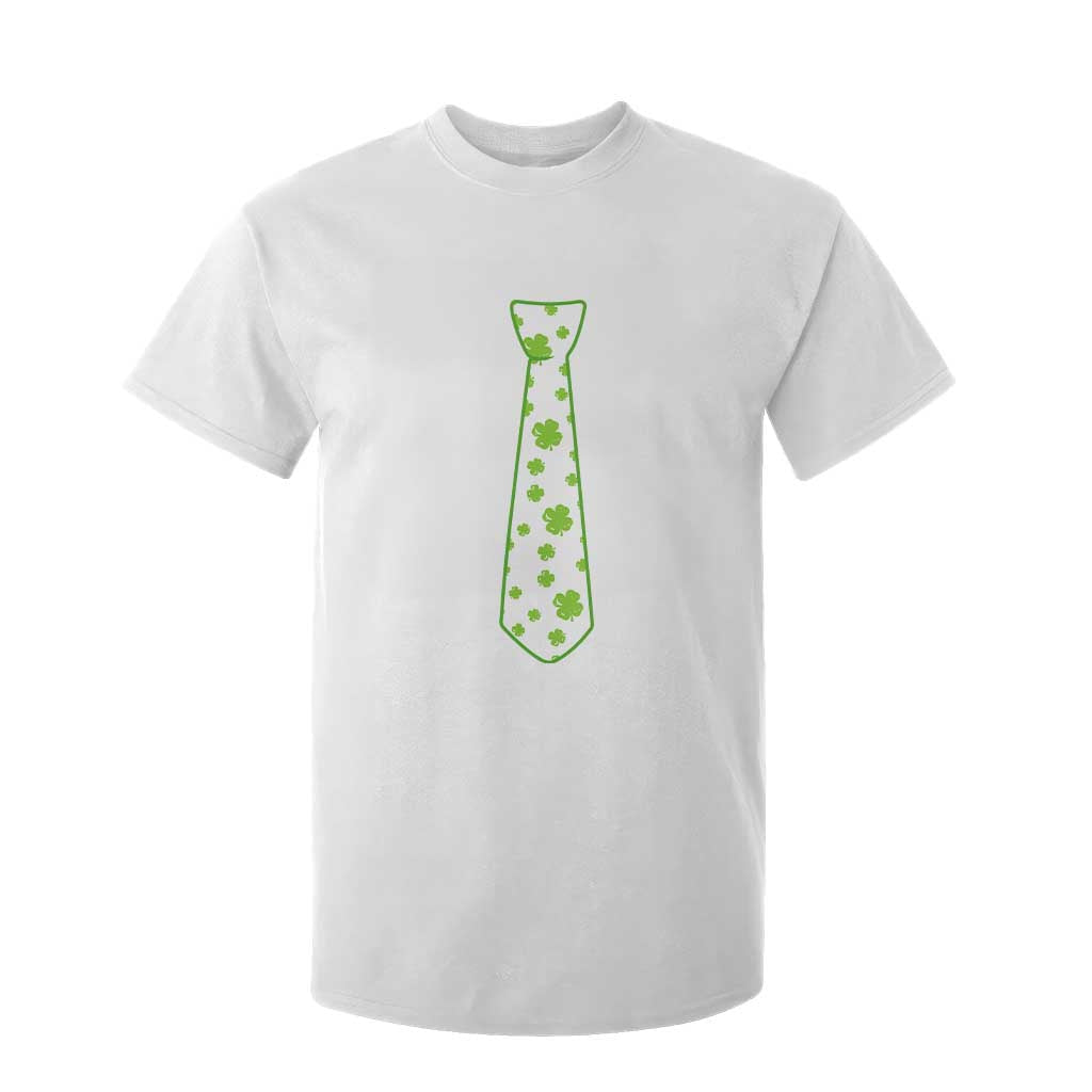 Shamrocks Tie T Shirt For Kid Kids St Patricks Day Costume Party Humor TS10 White Print Your Wear