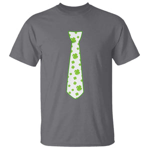 Shamrocks Tie T Shirt Kids St Patricks Day Costume Party Humor TS10 Charcoal Print Your Wear