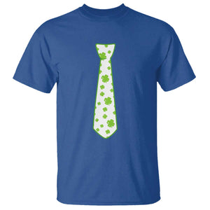 Shamrocks Tie T Shirt Kids St Patricks Day Costume Party Humor TS10 Royal Blue Print Your Wear