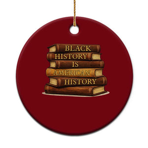 Black History Month Ceramic Ornament Book Lover Teacher Black History Is American History TS10 1pc Red Print Your Wear