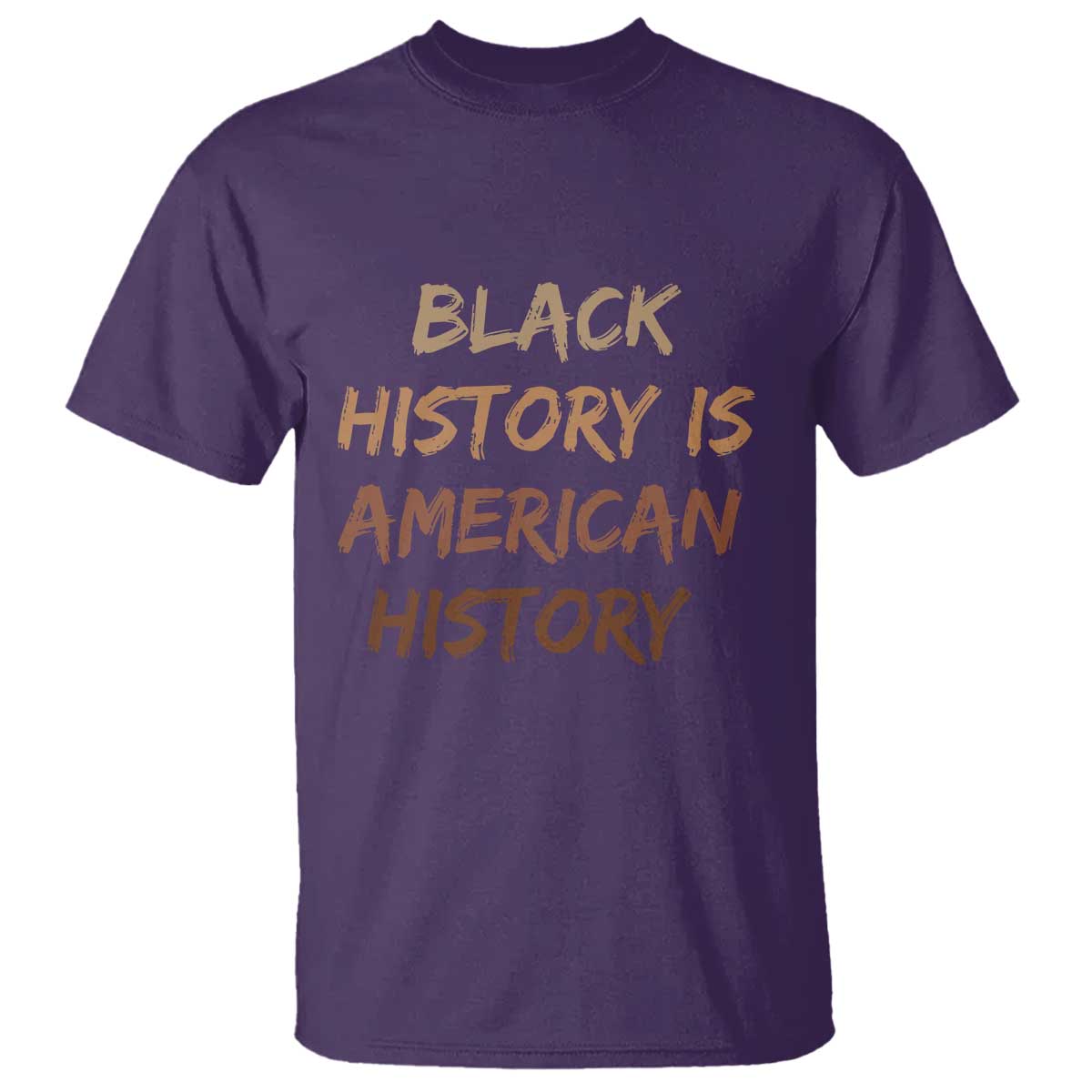 Black History Is American History T Shirt Melanin African American Pride Gifts TS10 Purple Print Your Wear