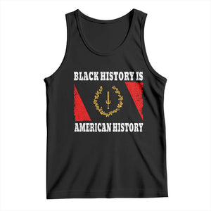 Black History Is American History Tank Top Afro African Black American Heritage Flag TS10 Black Print Your Wear