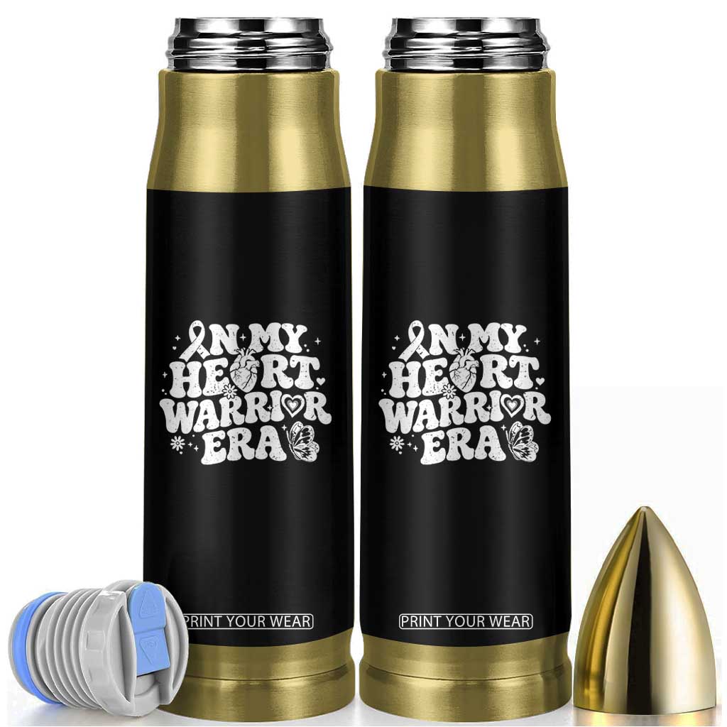 CHD Heart Disease Awareness Bullet Tumbler In My Heart Warrior Era TS10 Black Print Your Wear