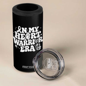CHD Heart Disease Awareness 4 in 1 Can Cooler Tumbler In My Heart Warrior Era TS10 Print Your Wear