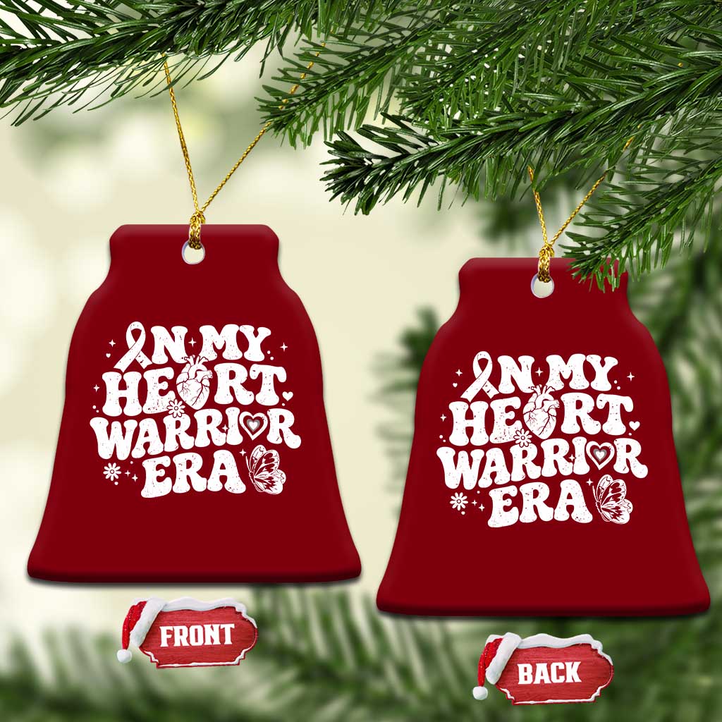 CHD Heart Disease Awareness Ceramic Ornament In My Heart Warrior Era TS10 Print Your Wear