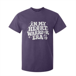 CHD Heart Disease Awareness T Shirt For Kid In My Heart Warrior Era TS10 Purple Print Your Wear