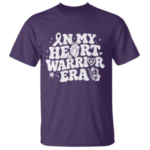 CHD Heart Disease Awareness T Shirt In My Heart Warrior Era TS10 Purple Print Your Wear