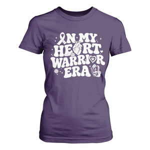 CHD Heart Disease Awareness T Shirt For Women In My Heart Warrior Era TS10 Purple Print Your Wear