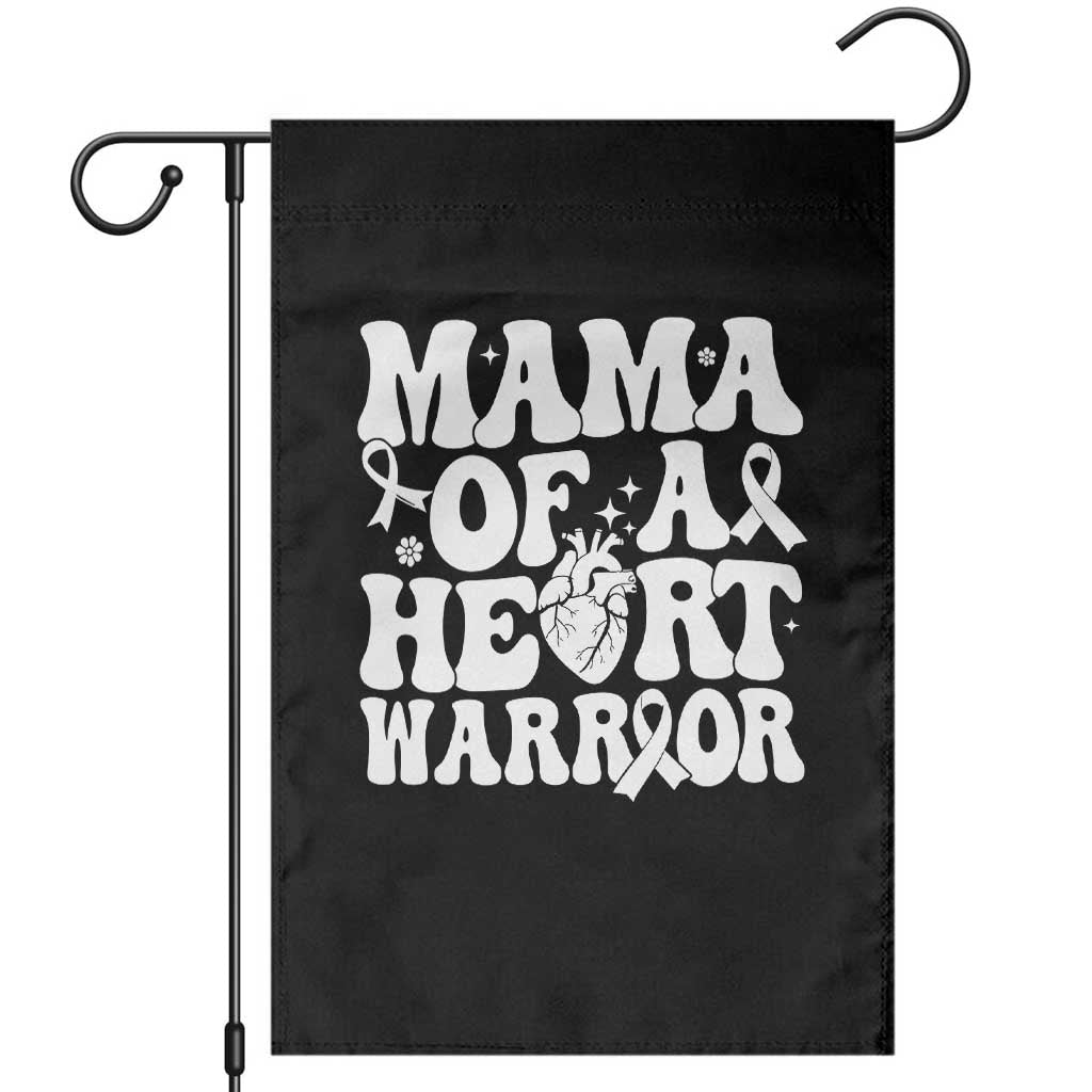 CHD Heart Disease Awareness Garden Flag Heart Warrior Mama TS10 Black Print Your Wear
