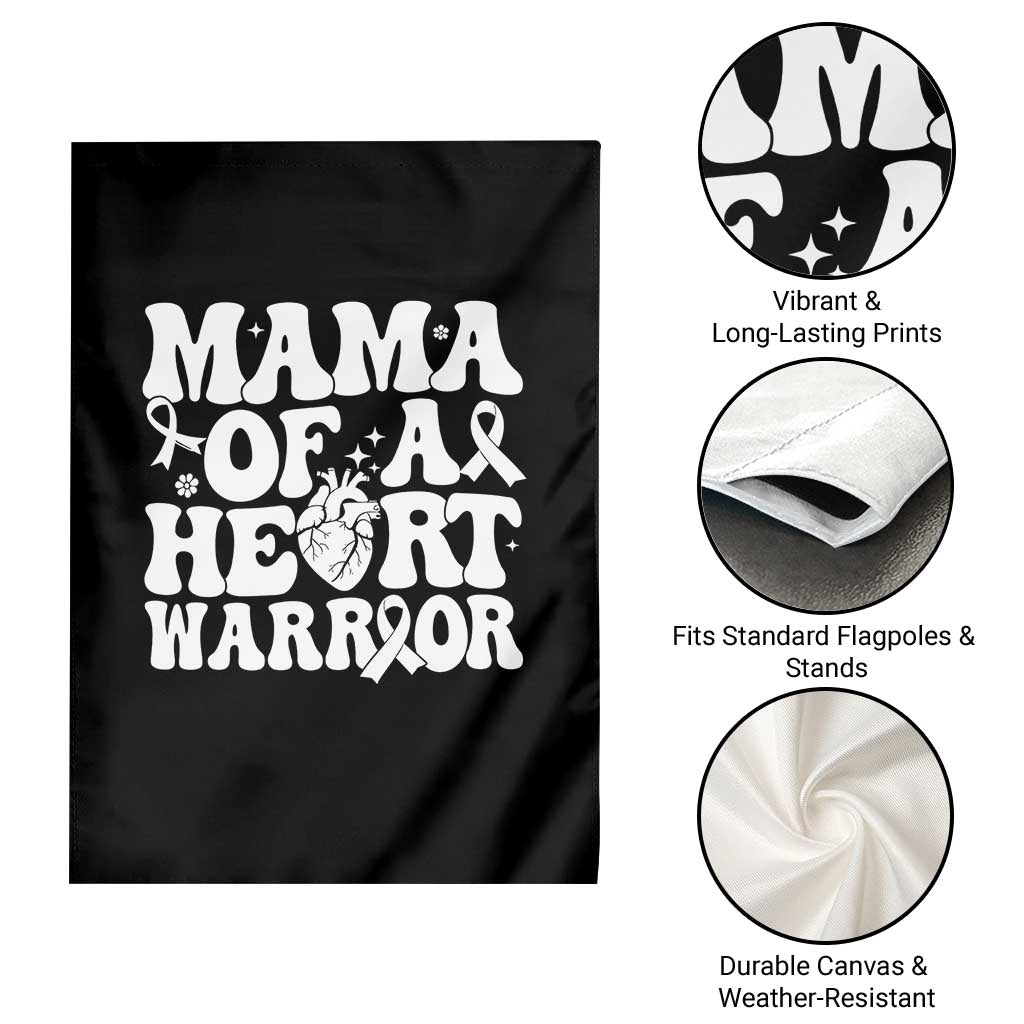CHD Heart Disease Awareness Garden Flag Heart Warrior Mama TS10 Print Your Wear