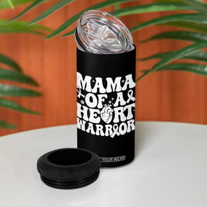 CHD Heart Disease Awareness 4 in 1 Can Cooler Tumbler Heart Warrior Mama TS10 Print Your Wear