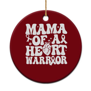 CHD Heart Disease Awareness Ceramic Ornament Heart Warrior Mama TS10 1pc Red Print Your Wear