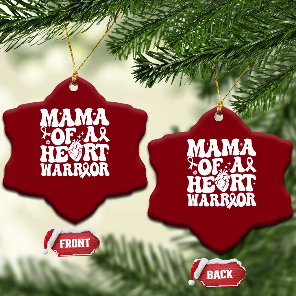 CHD Heart Disease Awareness Ceramic Ornament Heart Warrior Mama TS10 Print Your Wear