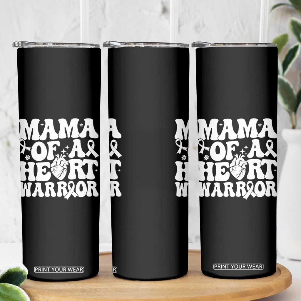 CHD Heart Disease Awareness Skinny Tumbler Heart Warrior Mama TS10 Print Your Wear