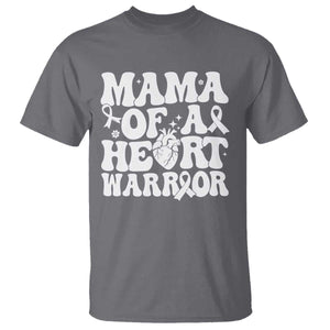 CHD Heart Disease Awareness T Shirt Heart Warrior Mama TS10 Charcoal Print Your Wear