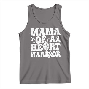 CHD Heart Disease Awareness Tank Top Heart Warrior Mama TS10 Deep Heather Print Your Wear