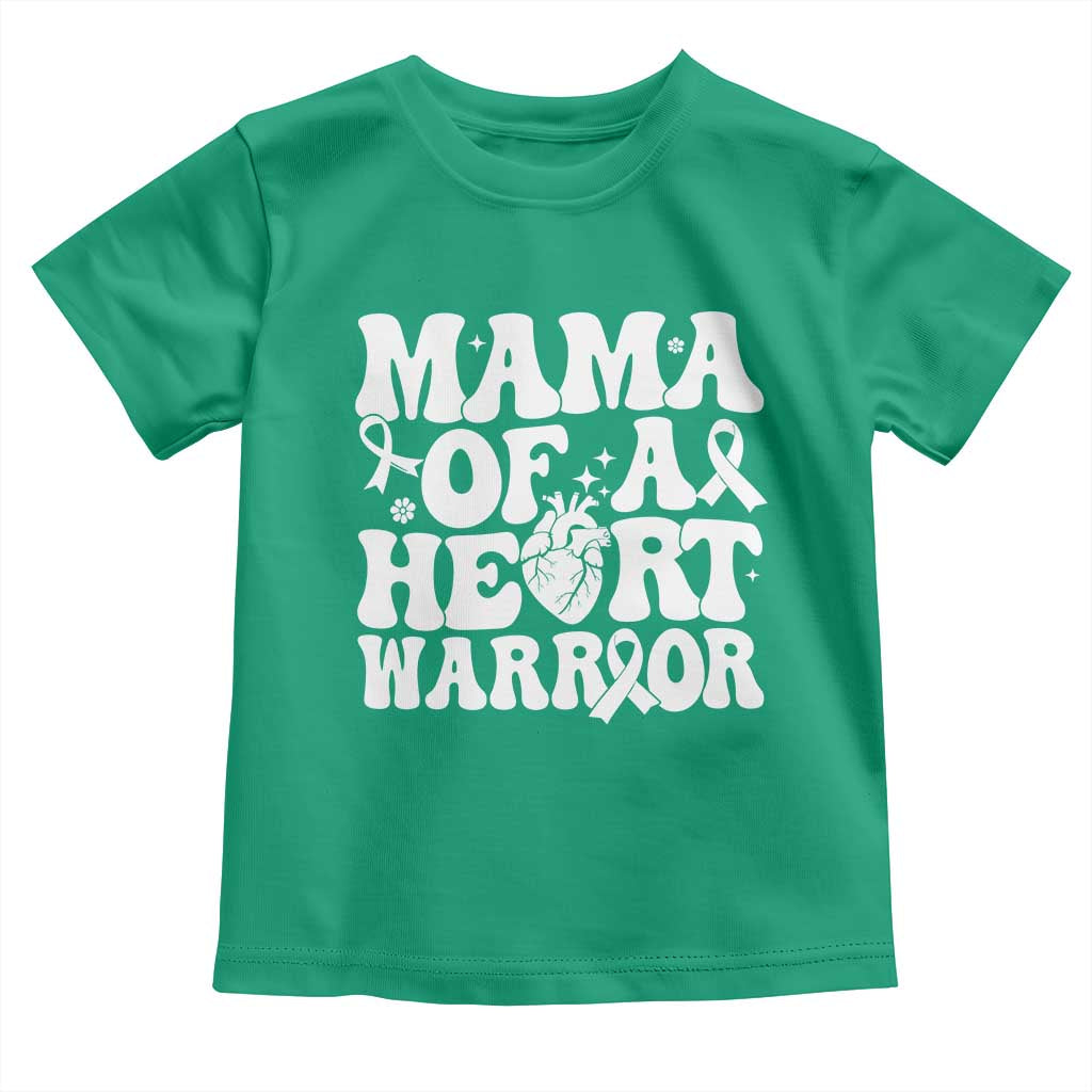 CHD Heart Disease Awareness Toddler T Shirt Heart Warrior Mama TS10 Irish Green Print Your Wear
