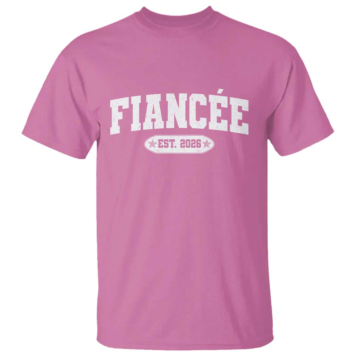 Fiancee Est 2026 T Shirt Future Mrs. and Mr. Bridal Shower Engagement Gift TS10 Azalea Print Your Wear