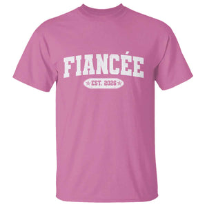 Fiancee Est 2026 T Shirt Future Mrs. and Mr. Bridal Shower Engagement Gift TS10 Azalea Print Your Wear