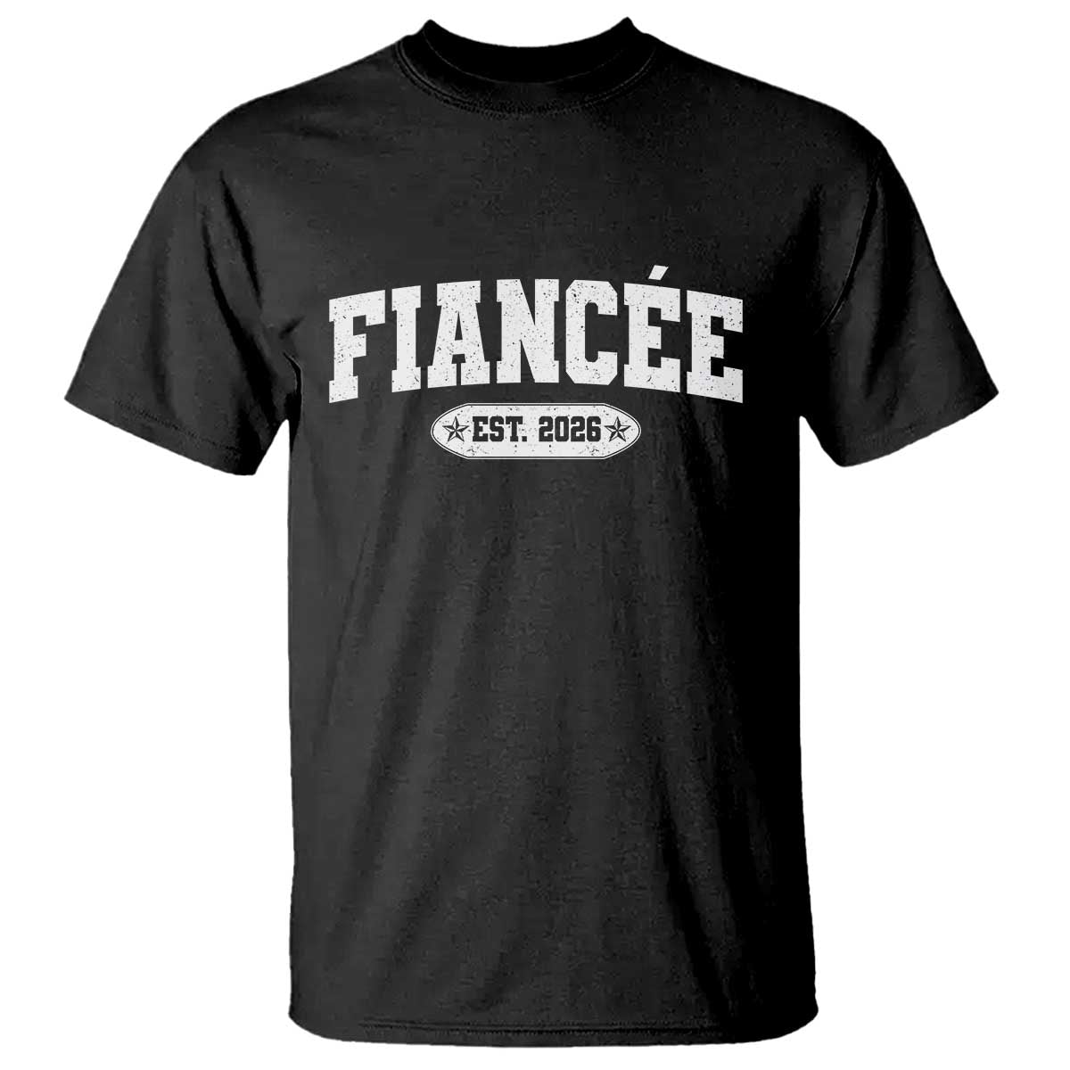 Fiancee Est 2026 T Shirt Future Mrs. and Mr. Bridal Shower Engagement Gift TS10 Black Print Your Wear