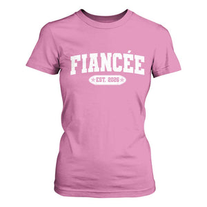Fiancee Est 2026 T Shirt For Women Future Mrs. and Mr. Bridal Shower Engagement Gift TS10 Azalea Print Your Wear