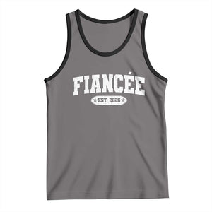 Fiancee Est 2026 Tank Top Future Mrs. and Mr. Bridal Shower Engagement Gift TS10 Deep Heather Black Print Your Wear
