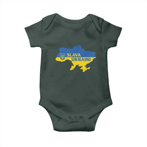 Slava Ukraini Baby Onesie Ukrainian Ukraine Flag Pride TS10 Print Your Wear