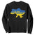 Slava Ukraini Sweatshirt Ukrainian Ukraine Flag Pride TS10 Black Print Your Wear