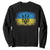 Vintage Ukraine Ukrainian Flag Sweatshirt Ukrainians Gifts TS10 Black Print Your Wear