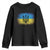 Vintage Ukraine Ukrainian Flag Youth Sweatshirt Ukrainians Gifts TS10 Black Print Your Wear