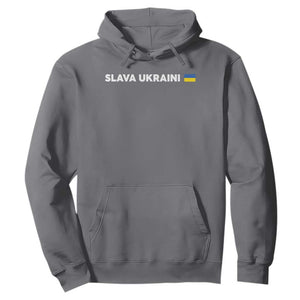 Slava Ukraini Ukraine Flag Hoodie Ukrainian Pride TS10 Charcoal Print Your Wear