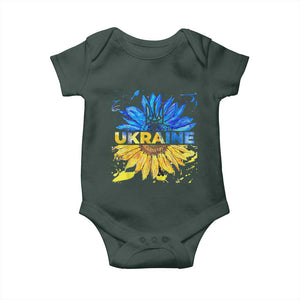 Ukraine Sunflower Ukrainian Flag Baby Onesie TS10 Print Your Wear