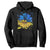 Ukraine Sunflower Ukrainian Flag Hoodie TS10 Black Print Your Wear