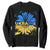 Ukraine Sunflower Ukrainian Flag Sweatshirt TS10 Black Print Your Wear