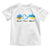 Peace Love Ukraine Sunflower Flag Toddler T Shirt TS10 White Print Your Wear