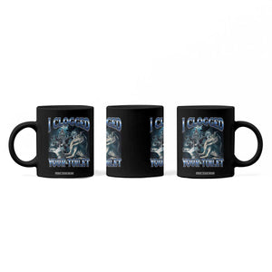 Alpha Wolf Meme Coffee Mug I Clogged Your Toilet Funny Unhinged Stupid Brainrot TS10 Print Your Wear