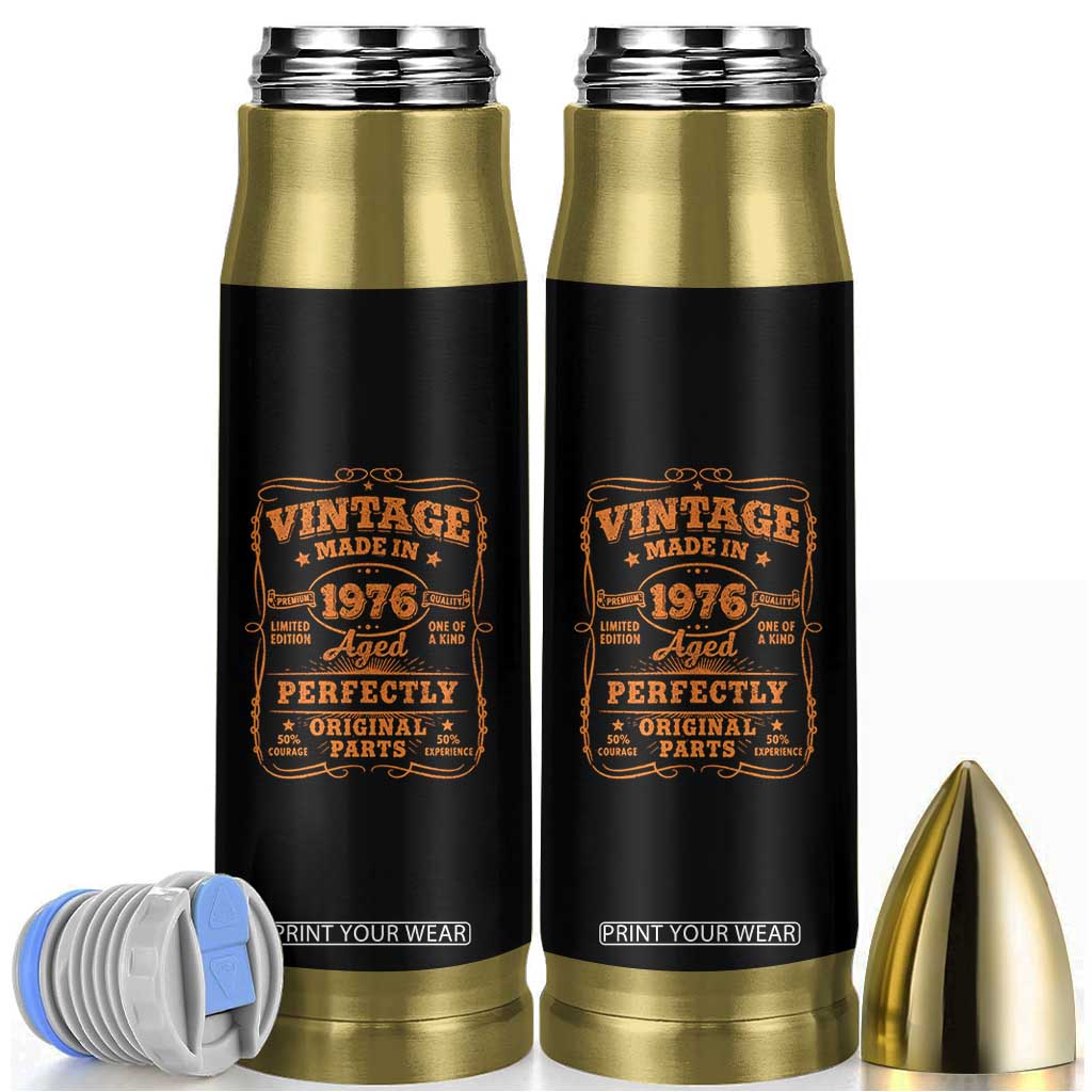 Vintage 50 Birthday Bullet Tumbler 50yr 1976 50th Birthday TS10 Black Print Your Wear