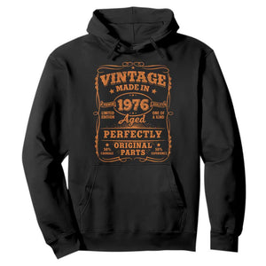 Vintage 50 Birthday Hoodie 50yr 1976 50th Birthday TS10 Black Print Your Wear