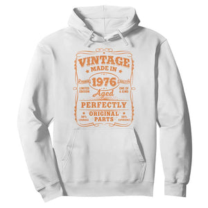 Vintage 50 Birthday Hoodie 50yr 1976 50th Birthday TS10 White Print Your Wear