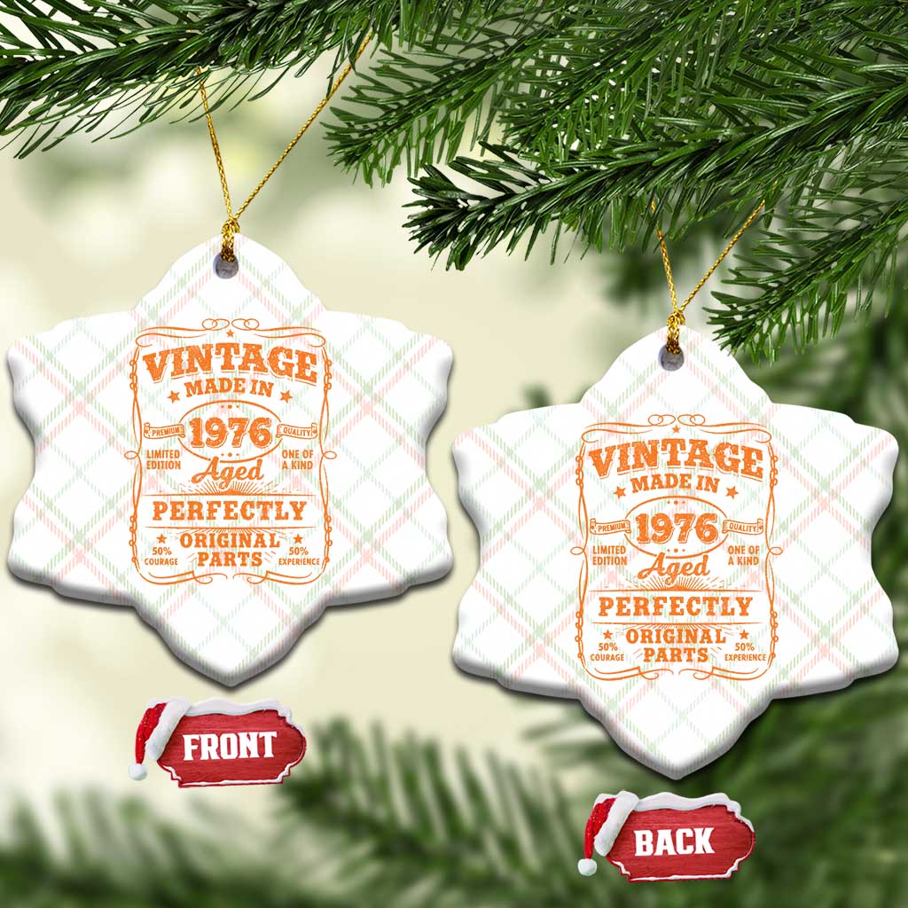 Vintage 50 Birthday Ceramic Ornament 50yr 1976 50th Birthday TS10 Print Your Wear