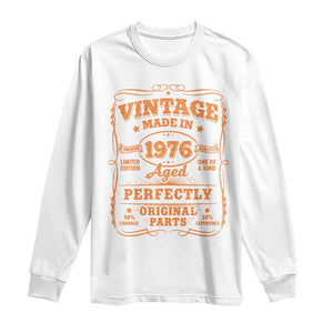 Vintage 50 Birthday Long Sleeve Shirt 50yr 1976 50th Birthday TS10 White Print Your Wear