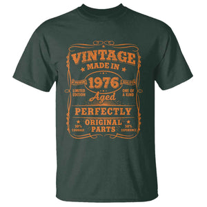 Vintage 50 Birthday T Shirt 50yr 1976 50th Birthday TS10 Dark Forest Green Print Your Wear