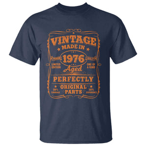 Vintage 50 Birthday T Shirt 50yr 1976 50th Birthday TS10 Navy Print Your Wear