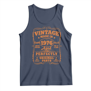 Vintage 50 Birthday Tank Top 50yr 1976 50th Birthday TS10 Navy Print Your Wear