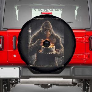 Funny Birthday Bigfoot Spare Tire Cover Sasquatsch Bday Party Vintage Graphic Japanese Art TS10 Black Print Your Wear