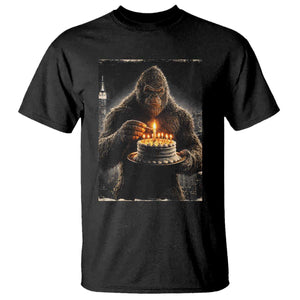 Funny Birthday Bigfoot T Shirt Sasquatsch Bday Party Vintage Graphic Japanese Art TS10 Black Print Your Wear