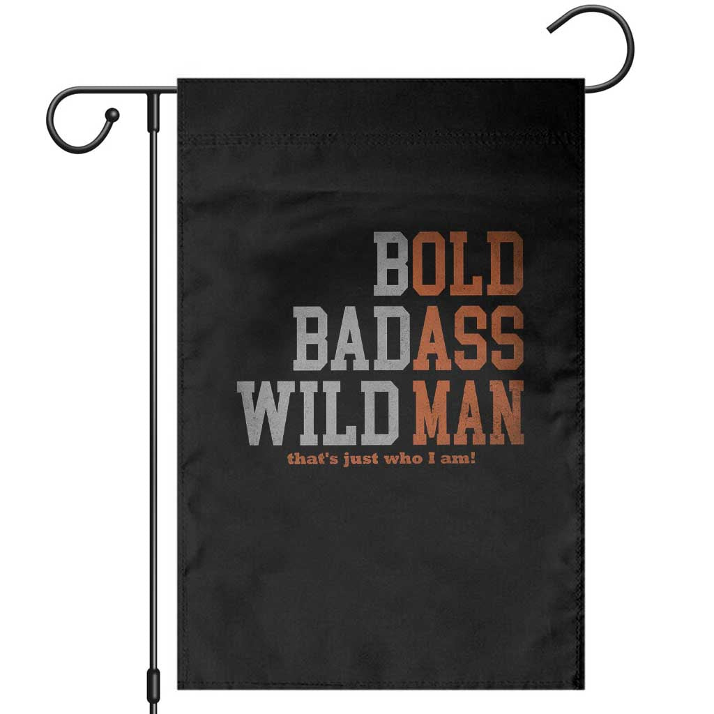 Funny Man Saying Garden Flag Birthday Husband Dad Grandpa Fathers Day Men Gag Gift TS10 Black Print Your Wear