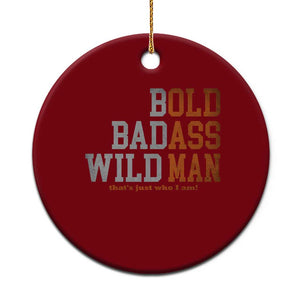 Funny Man Saying Ceramic Ornament Birthday Husband Dad Grandpa Fathers Day Men Gag Gift TS10 1pc Red Print Your Wear